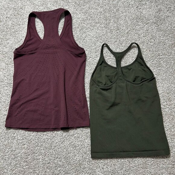 Athleta Bundle Women's Sz M Seamless Tank - Picture 6 of 8